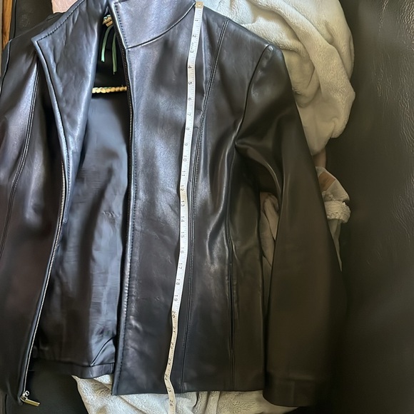 Siena leather moto jacket - Picture 4 of 10